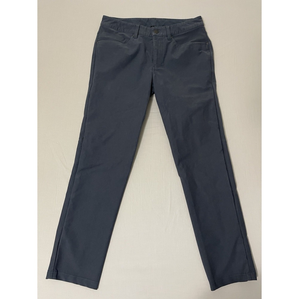 $128 Lululemon M5ABNS Iron Blue ABC Pant Warpstreme Mens 31